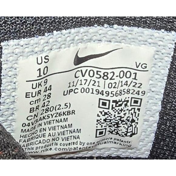 Nike Alpha Menace 3 Shark Mid Football Cleats Men's CV0582-001 SZ 10 US - Picture 7 of 7